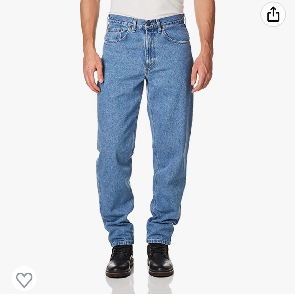 Carhartt Men's Standard Relaxed Fit Heavyweight 5-Pocket Tapered Jean
